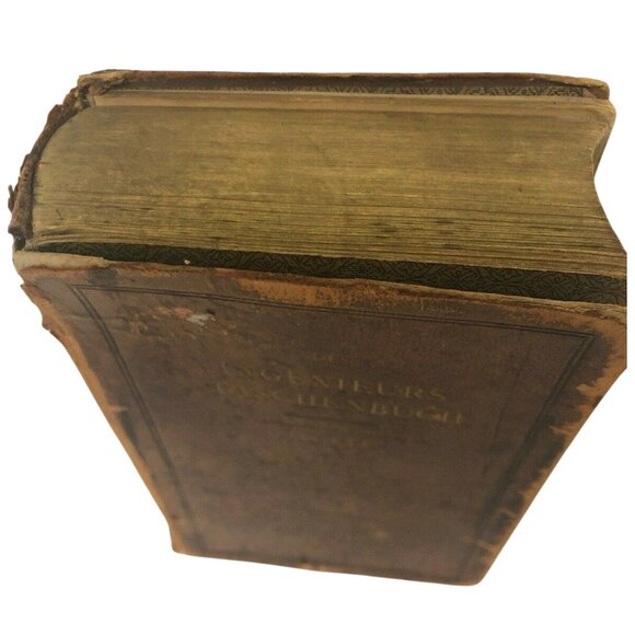 Antique 1877 Des Ingenieurs Taschenbuch Hardcover Engineering Reference Book - Picture 3 of 12